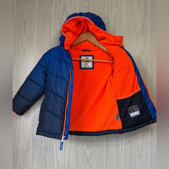 Cozy Puffer Blue Ombré Jacket Size 4 Boys NWOT - Picture 3 of 4